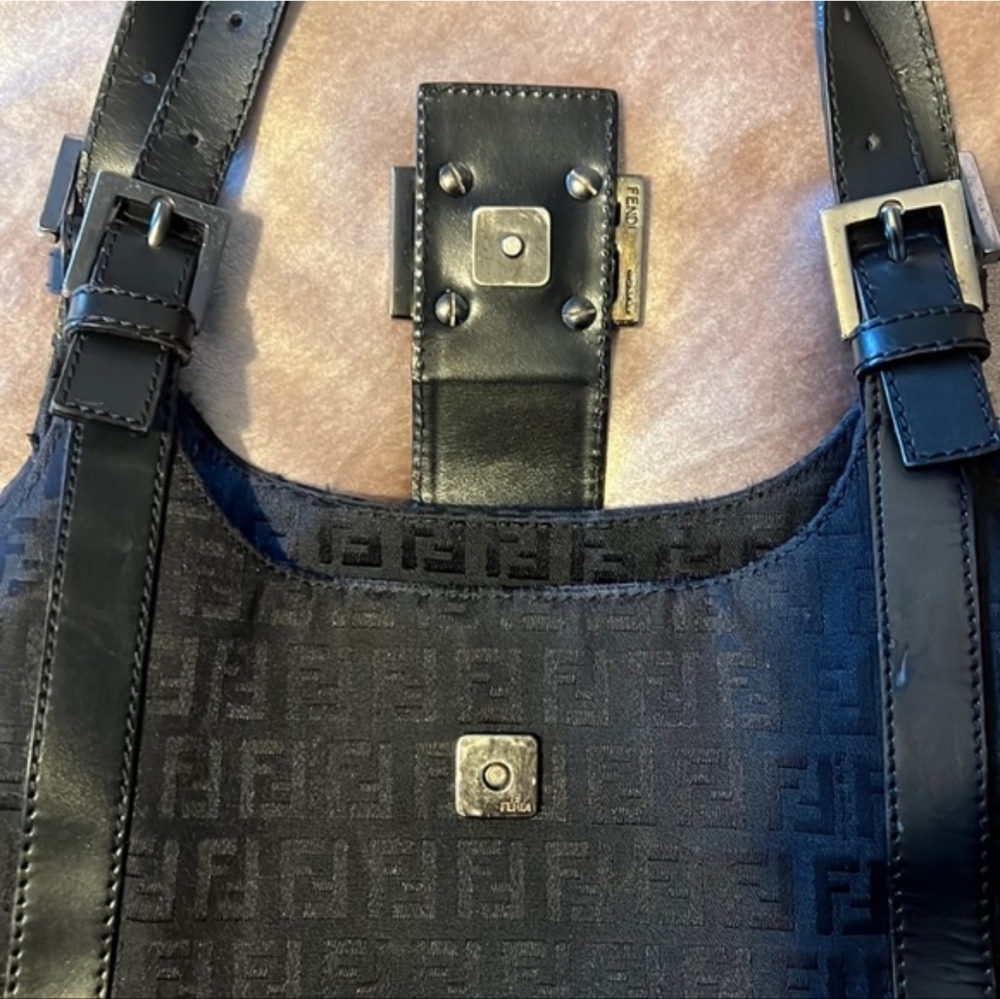 Fendi Black Women's Zucchini Bag - Picture 5 of 9